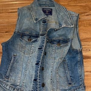 Vintage Just‎ USA Denim Vest size small